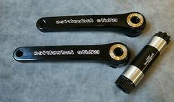 White Industries 165 mm  BLACK R30 Road Cranks Crankset with