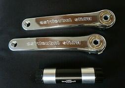 White Industries 175 mm  POLISHED G30 GRAVEL Cranks with spi