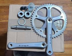 Sugino 75 Track Crankset Silver 167.5 48T NJS W/ Sugino 75 B