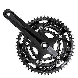 Sunlite Alloy Triple 170x52/42/30 122 SQR JIS crankset black