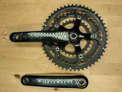 Black FSA RPM Road Bicycle Square Taper Crank Set 170L 52/42