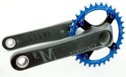 THM Clavicula M3 Carbon Crankset Matte 34t/104 170mm W/ BB30
