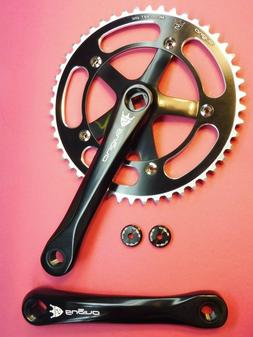 Sugino Mighty Comp 165mm / 48T track chainset - bicycle NOS