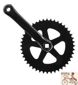 Sunlite Single Speed Crankset, 170 x 44t, Black