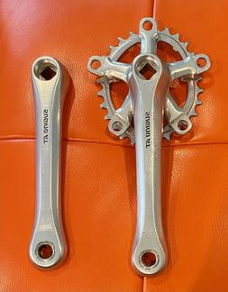 Vintage SUGINO AT Crank Arm Set w/ Shimano Biopace Cog 28, 1